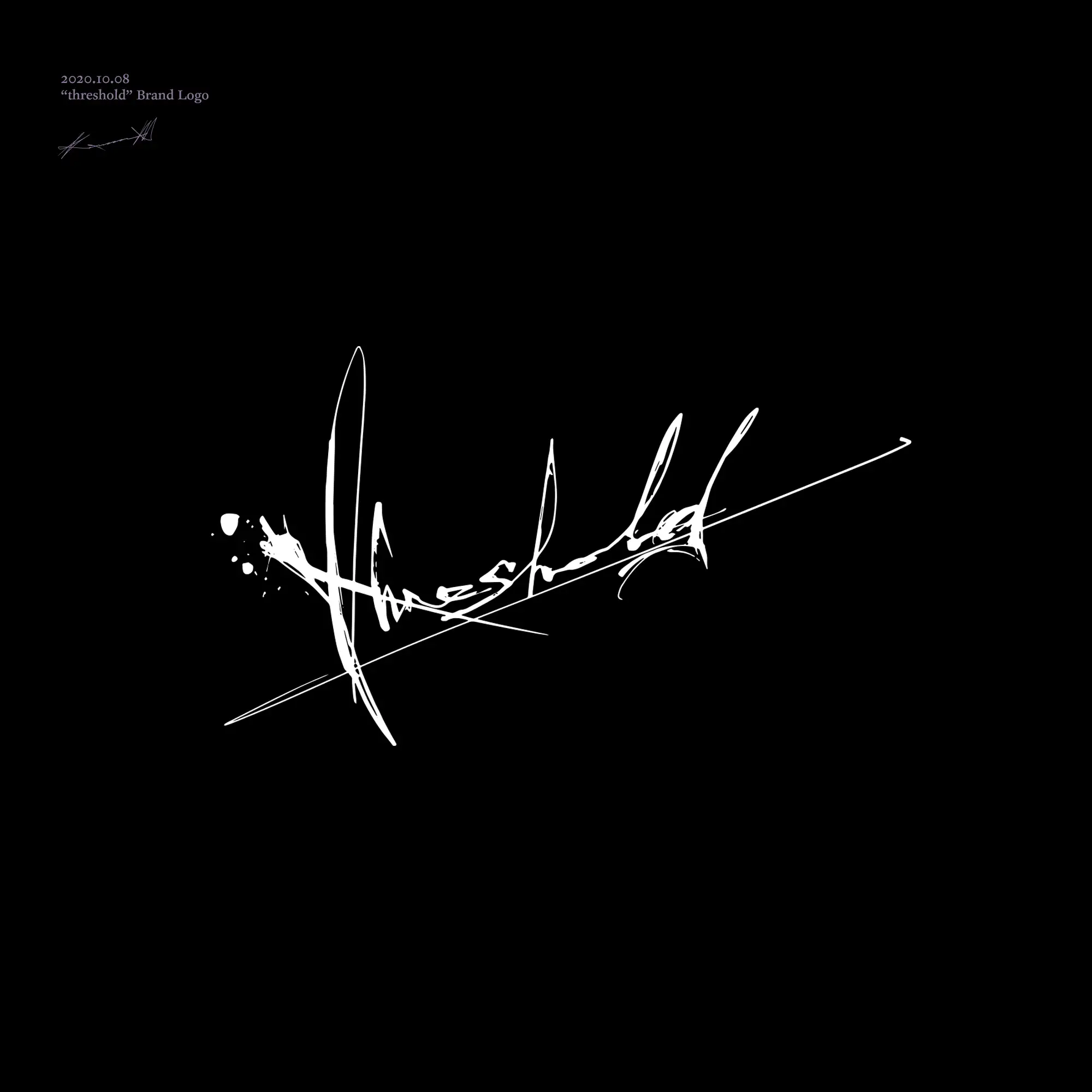 ファッションブランド「threshold」ロゴ
